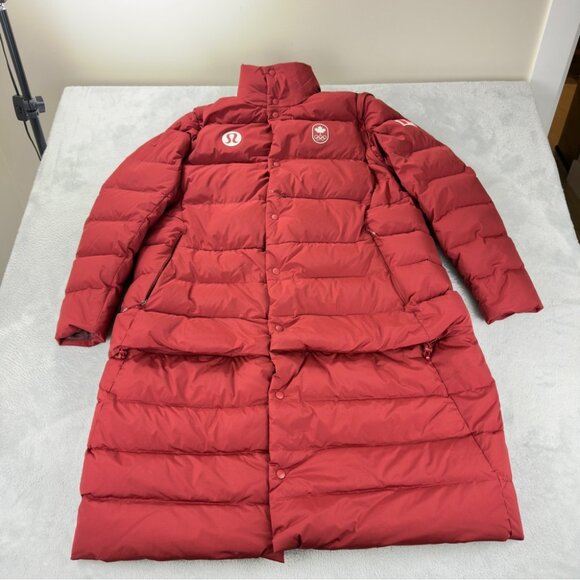Lululemon Men's Size Large Team Canada 22 Transformable Goose Down Filled Parka - Picture 3 of 16